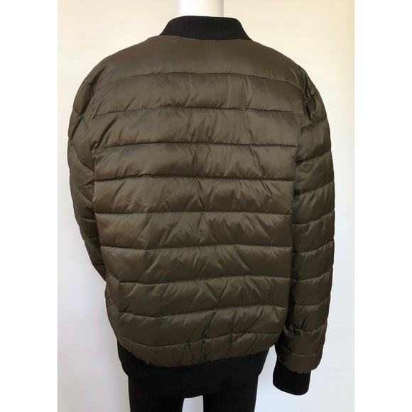 UGG GAVIN BOMBER PUFFER JACKET -INSULATED -OLIVE GREEN -MEN’S SIZE M -NWT - Picture 3 of 9